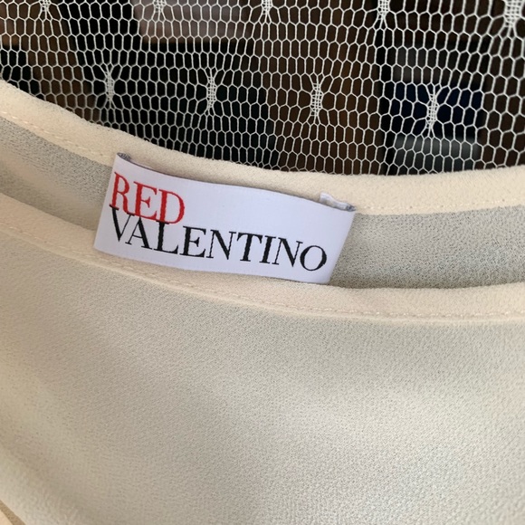 RED Valentino Women's Ruffled Lace Sleeveless Top new with tags Size 2 - Picture 5 of 11